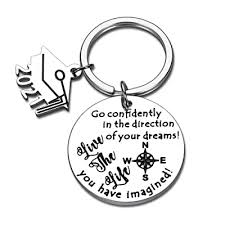 Time to celebrate her impressive achievements! Buy Graduation Gifts For Her Him 2021 Keychain Class Of 2021 Graduation Gift For Seniors Son Daughter Friend Sister Brother Boys Girls Master Nurses Student High School College Grads Souvenir From Dad