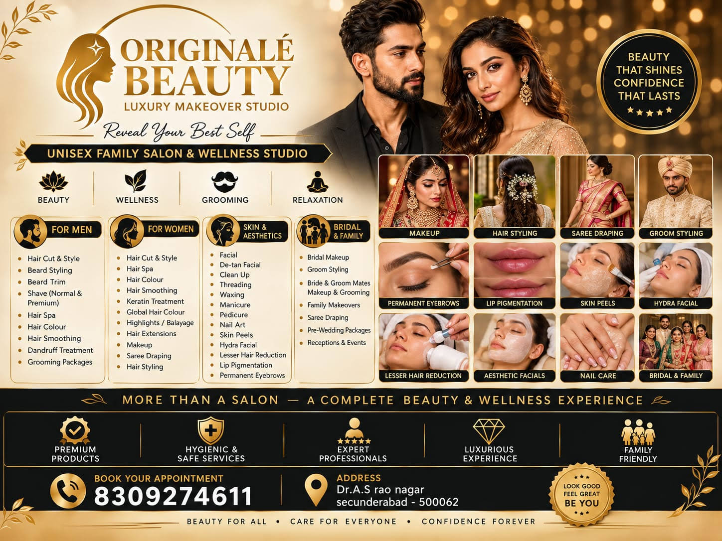 Bridal & Groom Makeover, Makeup, Hair & Aesthetic Beauty product image