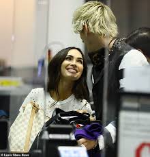 (the actress and her husband of 10 years brian austin green. Megan Fox And Machine Gun Kelly Pack On The Pda At Lax For Romantic Getaway Readsector