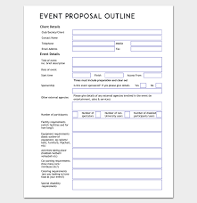 Event Proposal Outline Template Word Doc Event Proposal Outline Template Word Doc In 2020 Event Proposal Event Proposal Template Event Planning Forms