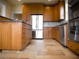 Kitchen floor faces the strongest exposure of heat and oil which are sometimes destructive for its design. Choose The Best Flooring For Your Kitchen Best Flooring For Kitchen Maple Kitchen Cabinets Kitchen Flooring Options
