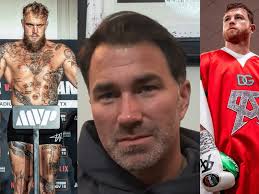 Eddie Hearn revela dónde llegó la negociación de Canelo y Jake Paul