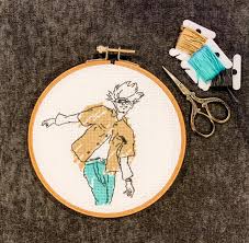 Dmc thread (2 colors), 4. My Finished Cross Stitch Of Gojo Jujutsukaisen
