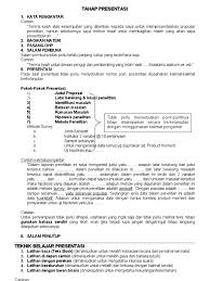 Dalam penyusunan proposal ini, anda harus memasukan beberapa rincian lengkap yang diinformasikan 2. 26376327 Tahap Presentasi Proposal