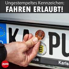 Mit Ungestempelten Kennzeichen Fahren Regeln Autozeitung De Kennzeichen Nummernschild Fahren