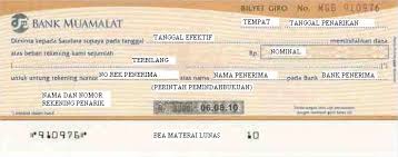 Besarnya jasa giro tergantung dari bank yang bersangkutan. Bagaimana Contoh Bilyet Giro Yang Benar Ini Dia Akuntan Muslim