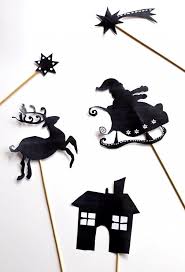 Mon Petit Theatre Des Ombres De Noel Free Printable Ombres Chinoises Enfant Theatre D Ombre Animation Noel
