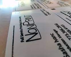 The classico business card features up to 10 lines of personalization printed in raised ink. Raised Ink Business Cards Noniprint Com