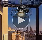 Coolbull Plug and Play Outdoor Ceiling Fans with Lights, 20 ...