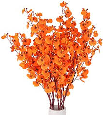 A great combination of shapes and colours harmoniously. Amazon Com Artificial Flowers Orange Artificial Flowers Artificial Plants Flowers Home Kitchen