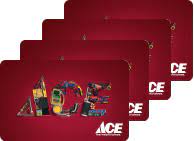 Ace hardware is letting consumers apply for a branded credit card via the company's new mobile application. Gift Cards Ace Hardware