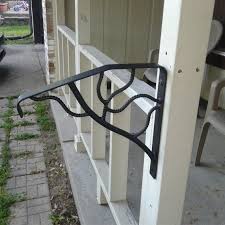 New Wrought Iron 1 2 Step Handrail Grab Rail Safety Rail Non Slip Textured Finish Black Post Mount Wall Mount Tree Metal Art C Wrought Iron Post Mount Handrail