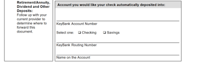 Key bank jobs near you lenexa, ks overland park, ks olathe, ks shawnee, ks gladstone, mo. Free Key Bank Direct Deposit Authorization Form Pdf Eforms