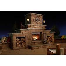Grand Stone Outdoor Fireplace Kit