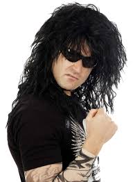 We look forward to serving you in the future. Amazon Com 80s Rocker Wig Black Mullet Rockstar Wigs Men Costume Heavy Metal Big Hair Band Beauty