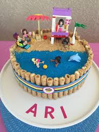 Lego Friends Birthday Cake Lego Birthday Cake Pool Birthday Cakes Friends Cake