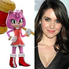 Alison Brie as the voice of Amy Rose