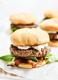 Bacon Goat Cheese Burgers With Honey And Arugula Recipe Goat Cheese Burger Goat Cheese Food