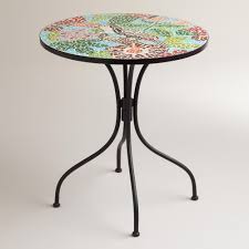 Toucan Cadiz Mosaic Bistro Table World Market Bistro Table Outdoor Dining Furniture Affordable Outdoor Furniture