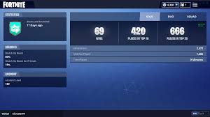 You can filter by console or region. Easy My Fortnite Stats