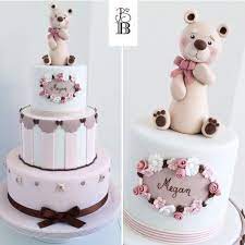 Happy 1st Birthday Megan Torta A Piani By Bella S Bakery Monza Girl Cakes Christening Cake Girls Baby Cake