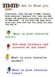 M M Game And Primary Breakfast Beginning Of School Primary Teaching Getting To Know You