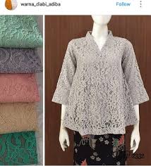 Model busana muslim wanita terbaru. Broklat Atasan Kebaya Muslim Gaun Batik Model Baju Wanita