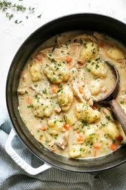 Creamy Chicken And Gnocchi Dumplings Recipe Plays Well With Butter Recipe Easy Chicken Soup Recipes Creamy Chicken And Dumplings