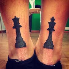 I plan to get all the other chess pieces. King And Queen Chess Piece Tattoos Imagine These As A Couple S Tattoo Set Done On The Backs Of Their Shoulders Chess Piece Tattoo Pieces Tattoo Queen Tattoo