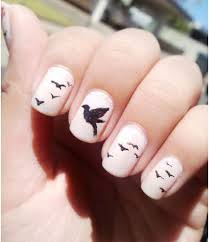50 Animal Themed Nail Art Designs To Inspire You Divergent Nails Bird Nail Art Animal Nails