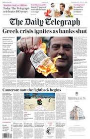 Tabloid publications about celebrities and crime. The Daily Telegraph Wikipedia