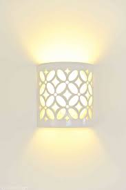 Wall Light Lamp Ceramic Handmade Off White Wall Lighting Upward Downward Lamp Shade Wall Lights Wall Sconces Living Room Wall Lights Living Room