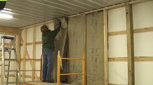 This, in turn, prevents moisture condensation on the metal roof. 37 Pole Barn Inside Walls And Insulation Youtube