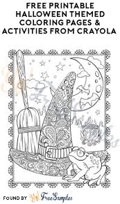 Add these free printable science worksheets and coloring pages to your homeschool day to reinforce science knowledge and to add variety and fun. Free Printable Halloween Themed Coloring Pages Activities From Crayola Yo Free Samples