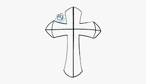 Скетчбук или блэк бук — альбом (книга) с эскизами. How To Draw Cross With A Rose Graffiti Easy Cross Drawings Free Transparent Clipart Clipartkey