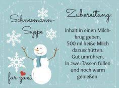 2.man braucht fleißige hände überall. Schneemannsuppe Heisse Trinkschokolade Rezept Und Etikett Zum Ausdrucken Schneemannsuppe Geschenke Geschenke Weihnachten