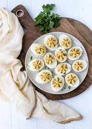 It has been updated with more photos and a new printable recipe card. Hummus Deviled Eggs Recipe Low Carb Keto Cooking Lsl