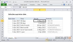 This is not normally an issue when transferring files between windows and mac computers. Excel Formula Calculate Expiration Date Exceljet