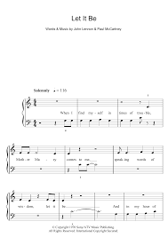 The beatles were a pop and rock group from liverpool, england formed in 1960. Let It Be Sheet Music By The Beatles For Piano Vocal Noteflight Marketplace
