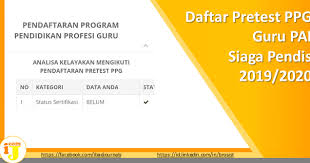 Soal pretest ppg 2019 adalah materi latihan ujian untuk mempersiapkan pretest. Daftar Pretest Ppg Guru Pai Siaga Pendis 2019 2020 Ij Com