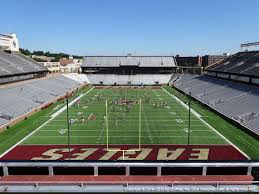 alumni stadium boston college view from upper level kk