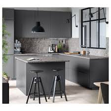 Stainless steel, stainless steel top panel: Ekbacken Countertop Dark Gray Marble Effect Laminate Marble Effect Laminate Ca Ikea Cuisines Design Interieur De Cuisine Design De Cuisine Moderne