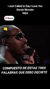 I Just Called... 😍 #ijustcalledtosayiloveyou #steviewonder #1984 #80s...