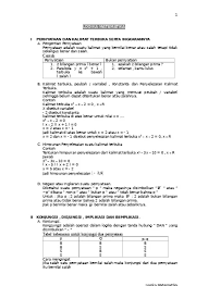 Maybe you would like to learn more about one of these? Materi Dan Lks Matematika Kelas X Semester 2 Logika Matematika