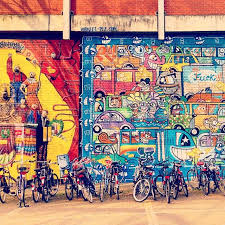 Ehrenfeld Bahnhof Koln Justbike Parking Graffiti Bahnhof Streetart