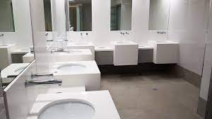 No more broken soap dispensers; Stern Model D28 Touch Free Taps And Tubular Automatic Soap Dispensers At Shopping Center Netanya Public Toilet Interior Automatic Soap Dispenser Public Toilets