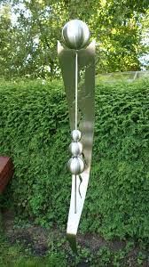Schaffen sie mit unseren 3d skulpturen einen blickfang im garten der seinesgleichen sucht. Gartendeko Shop Edelstahl Skulptur Isabel 100 Edelstahl
