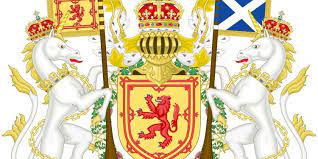 Scottish unicorn coat of arms. The Royal Arms Of Scotland The Heraldry Society