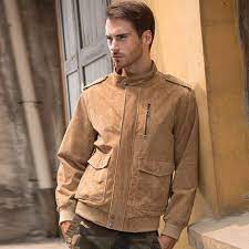 Men S Real Leather Jacket Pigskin Genuine Leather Jacket Men Vintage Pig Leather Coat Work Clothes Leather Jacket Men Genuine Leather Jackets Men Vintage