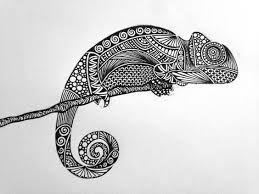 Tattoo by mike at chameleon tattoo in cambridge, ma. Unusual Vivid Printed Chameleon Tattoo Design Tattooimages Biz